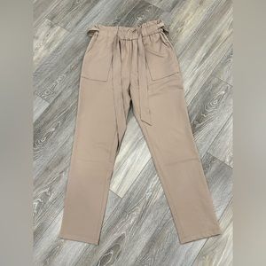 Room Service Beige/Tan High Wasted Pants